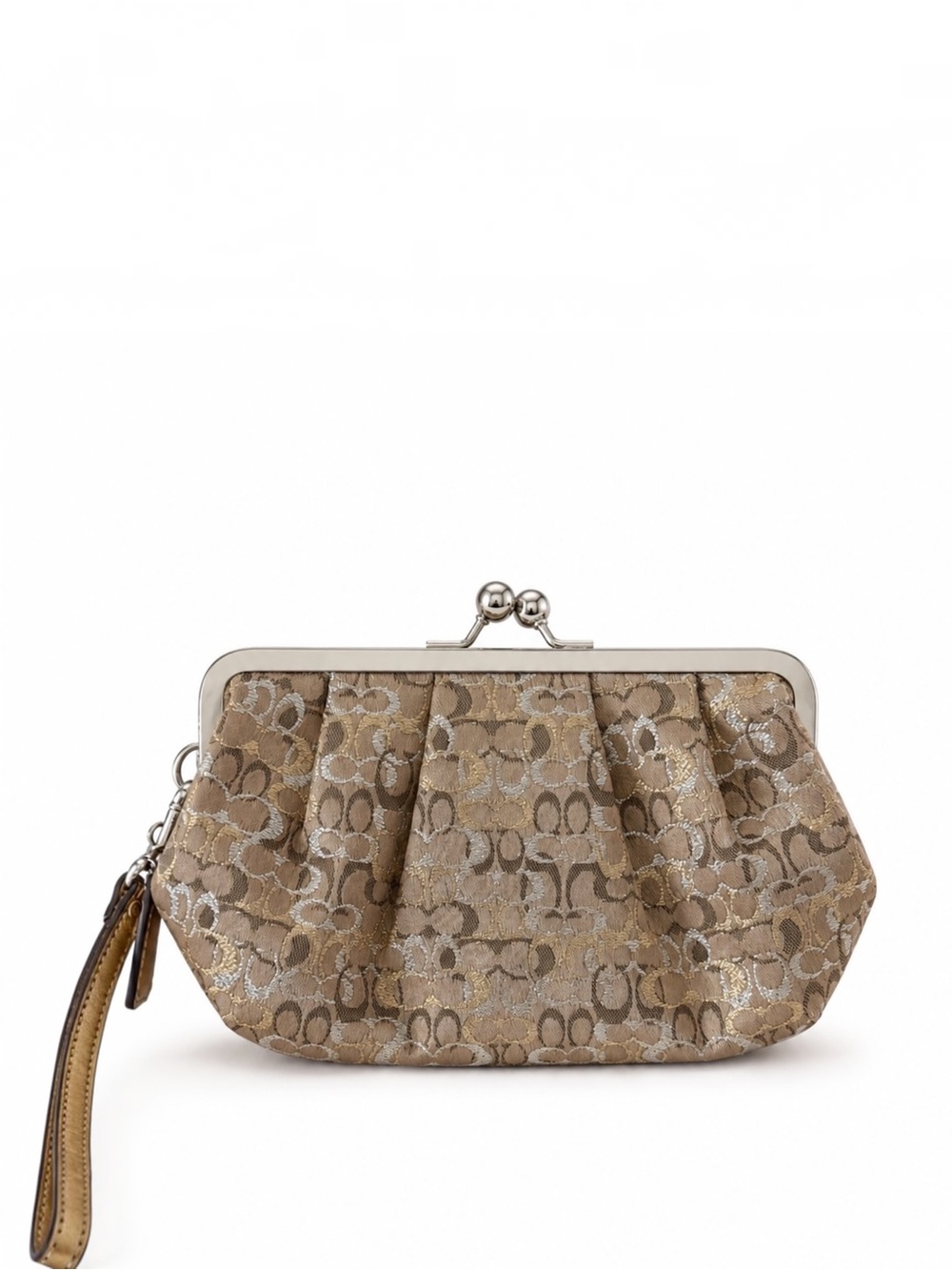 COMING SOON
Coach Vintage Signature Lurex Kisslock Clutch